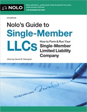 Nolo's Guide to Single-Member Llcs