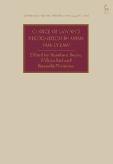 Choice of Law and Recognition in Asian Family Law
