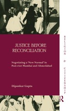 Justice before Reconciliation