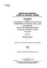 SBIR/STTR reauthorization