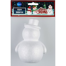 Putplasčio figūrėlė „Snowman“ (balta)