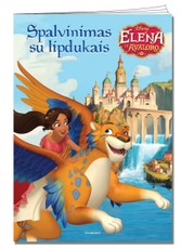 Elena iš Avaloro. Spalvinimas su lipdukais