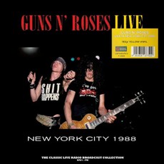Vinilinė plokštelė LP GUNS N ROSES „Live: New York City 1988“ (Yellow Vinyl) (LP)
