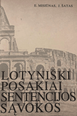 Lotyniški posakiai, sentencijos, sąvokos