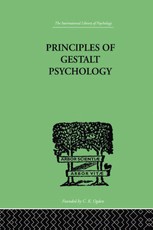 Koffka, K: Principles Of Gestalt Psychology