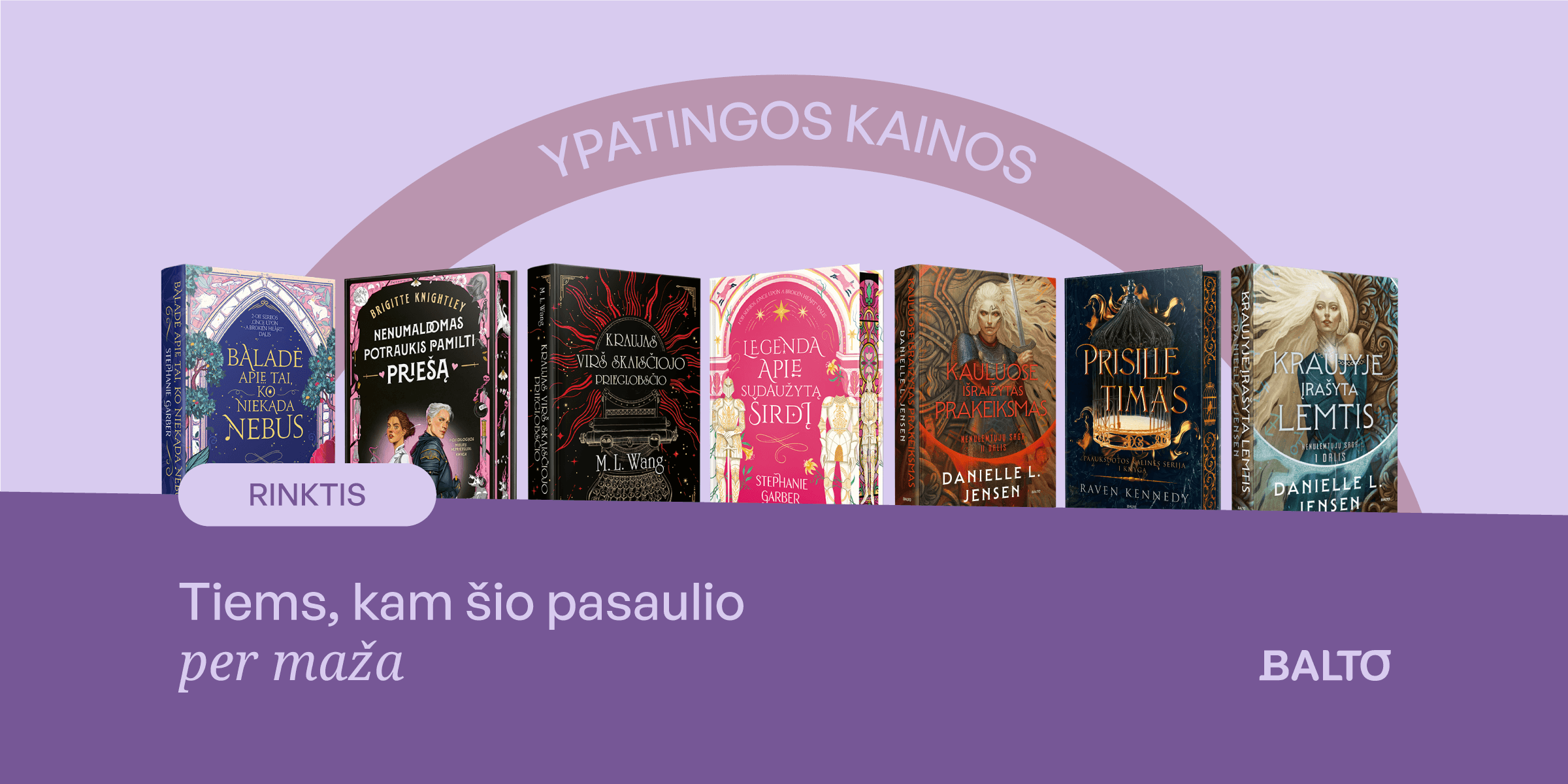 BALTO leidybos namai - ypatingos kainos