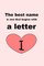 The best name is one that begins with a letter I