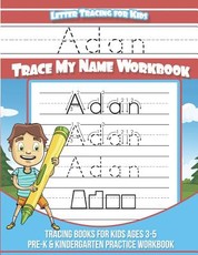 Adan Letter Tracing for Kids Trace my Name Workbook