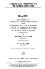 Satellite Radio Freedom Act and the Satellite Services Act
