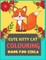 Cute Kitty Cat Colouring Book For Girls