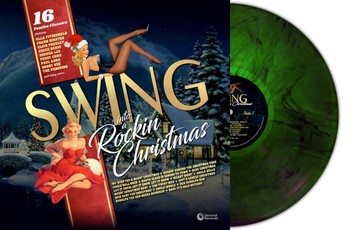 Vinilinė plokštelė LP VARIOUS ARTISTS „Swing Into A Rockin Christmas“ (Green Marble Vinyl) (LP)