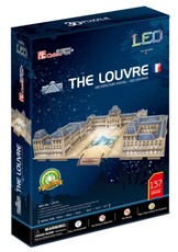 3D dėlionė: The Louvre with LED