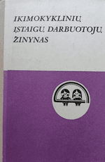 Ikimokyklinių įstaigų darbuotojų žinynas