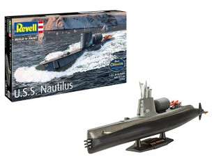 Plastikinis modelis laivo U.S.S. Nautilus 1/305