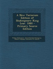 A New Variorum Edition of Shakespeare