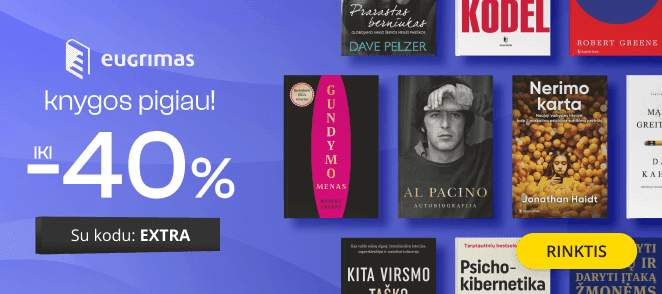 LEIDYKLOS EUGRIMAS KNYGOS - extra nuolaidos iki -40%!