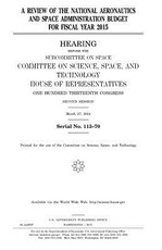 A review of the National Aeronautics and Space Administration budget for fiscal year 2015