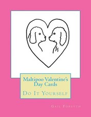 Maltipoo Valentine's Day Cards