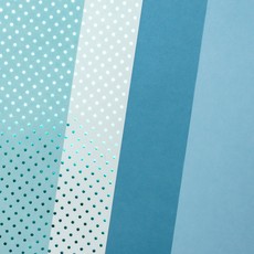 Kartonas KROPKI A4 190-210g 12vnt melsvas