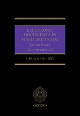 Electronic Documents in Maritime Trade 2e
