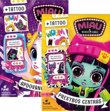 Miau mados namai. Spalvinimo knygelė (2 rūšys)