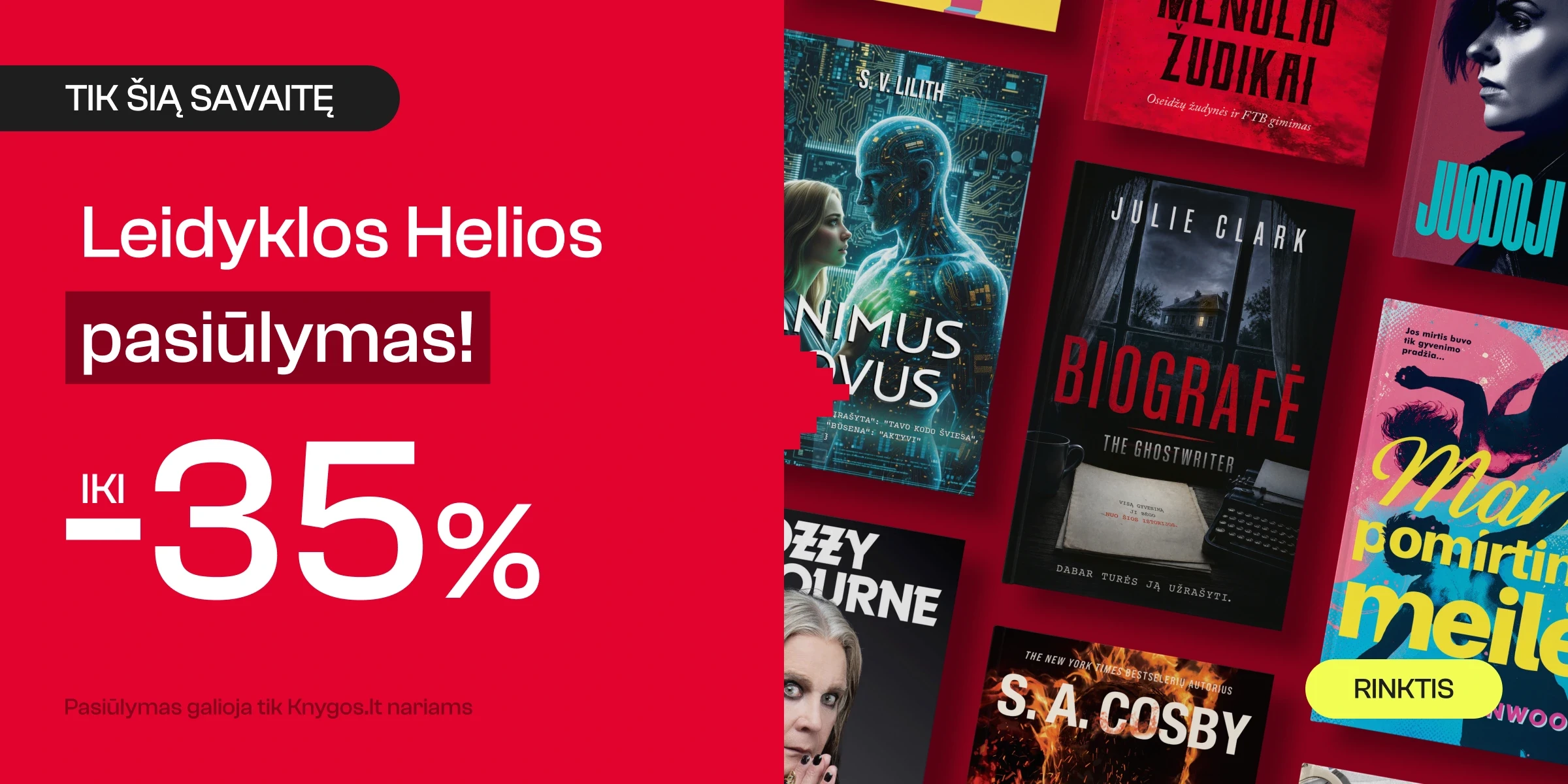 Leidyklos HELIOS knygoms iki -35%!