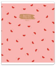 Sąsiuvinis(platus) A5 12lap 80g lang PASTEL FRUITS