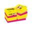 Labai lipnūs lapeliai 3M Post-it RIO 47,6x47,6mm.