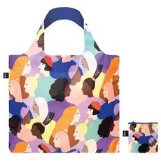 LOQI pirkinių krepšys „GLITTER POWER Sisters Recycled Bag“