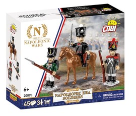 Napoleono laikų kareivių figūrėlės (statybiniams blokeliams)