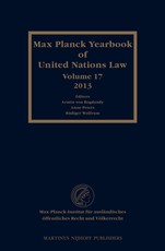 Max Planck Yearbook of United Nations Law, Volume 17 (2013)