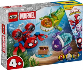 Konstruktorių rinkinys SPIDEY 11207 — Spidey: povandeninės transporto priemonės