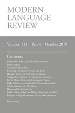 Modern Language Review (114