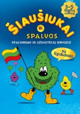 Šiaušiukai ir spalvos: spalvinimo ir užduotėlių knygelė 3–5 metų vaikams