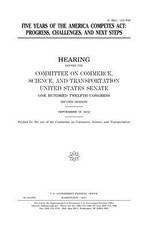 Five years of the America Competes Act