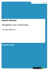 Designerly way of Knowing