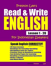 Preston Lee's Read & Write English Lesson 1 - 20 For Indonesian Speakers
