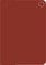 Garnet Pocket Blank Notebook