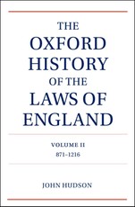 The Oxford History of the Laws of England Volume II