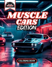 Revline Coloring Muscle Cars Edition Car Coloring Book
