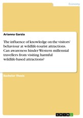 The influence of knowledge on the visitors' behaviour at wildlife-tourist attractions. Can awareness hinder Western millennial travellers from visiting harmful wildlife-based attractions?