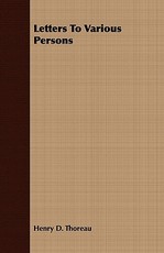 Letters to Various Persons