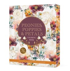 Peonies, Poppies & Petals Coloring Book