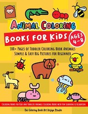 Animal Coloring Books for Kids Ages 4-8