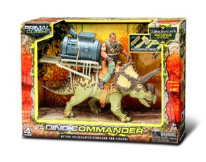 PRIMAL CLASH Kovotojas su dinozauru