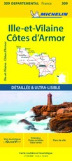 Cotes-d'Armor, Ille-et-Vilaine - Michelin Local Map 309