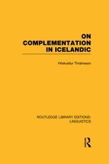 Thrainsson, H: On Complementation in Icelandic