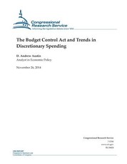 The Budget Control Act and Trends in Discretionary Spending