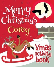 Merry Christmas Corey - Xmas Activity Book