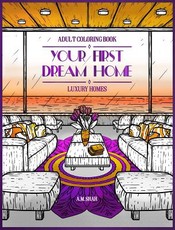 Adult Coloring Book Luxury Homes
